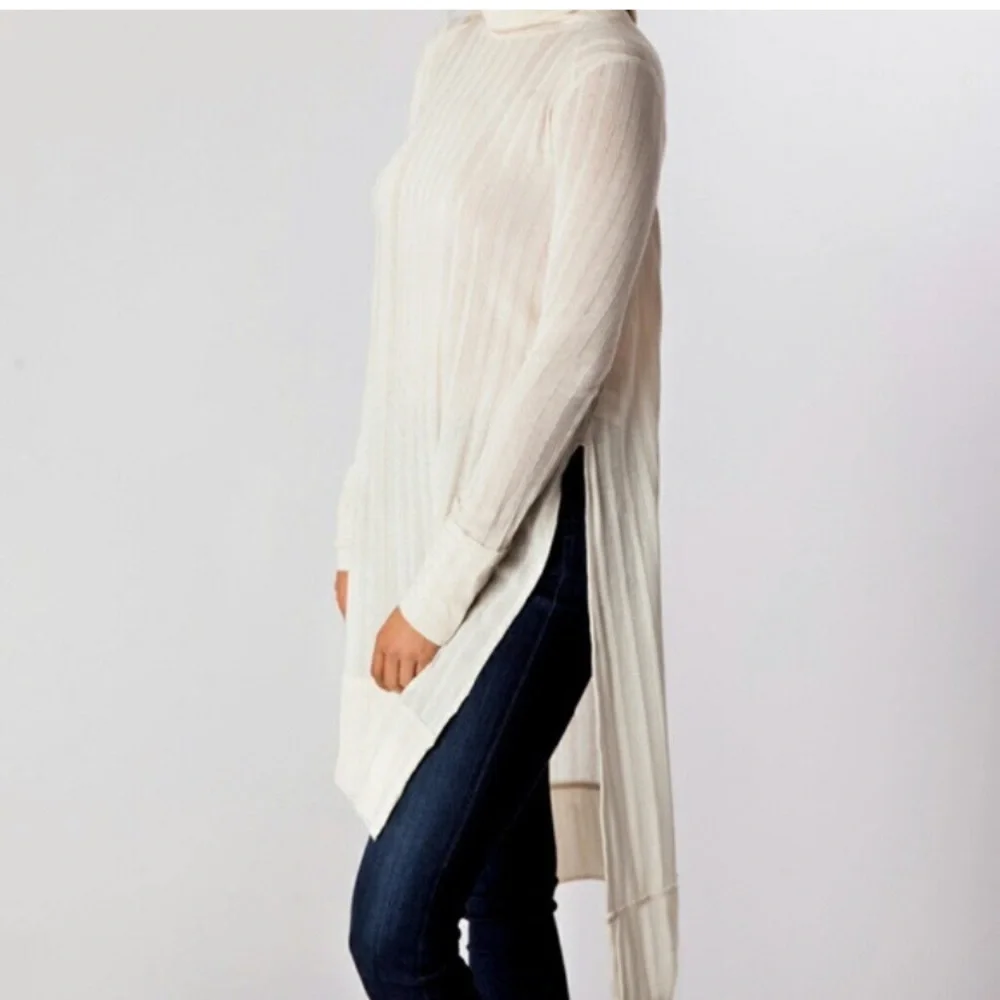 NWT Free People Creme Tunic XS - Picture 2 of 3